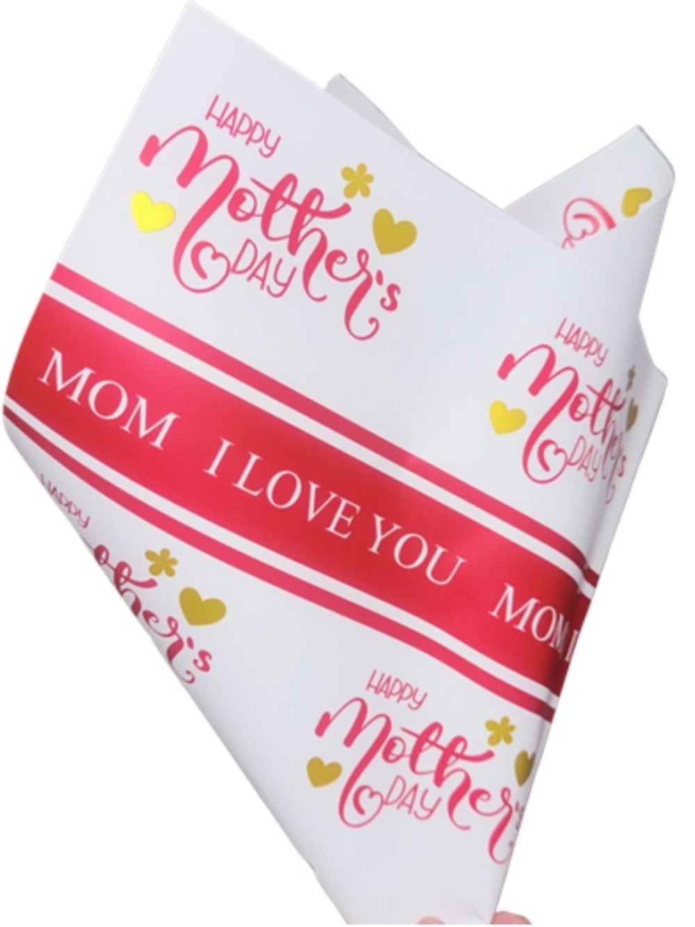 Mother’s Day Floral Wrapping Paper 20 Sheets 22x22” Waterproof Bouquet Gift Wrap